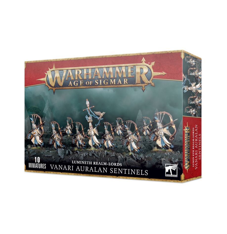 Warhammer Age of Sigmar Lumineth Realm Lords Vanari Auralan Sentinels